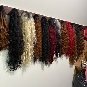 Multi-Color Wavy Hair Extensions
